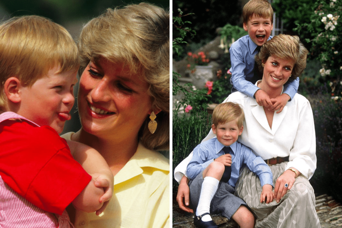Quem são os filhos da princesa Diana?