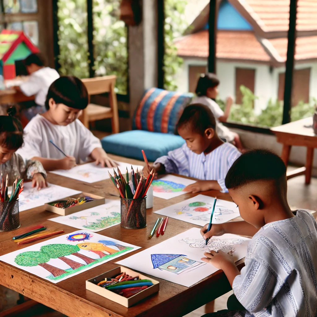 A importância das atividades de colorir na infância